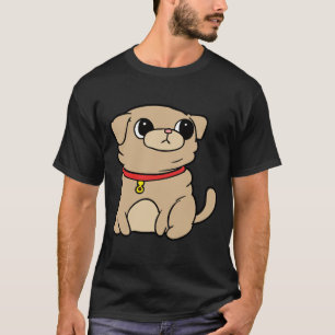 Giant Pug Dog Graphic Illustration 214 T-Shirt