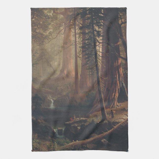 Giant Redwood Trees of California Kitchen Towel (Vertical)