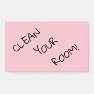 Giant Reminder "Clean Your Room!" Post-it Notes
