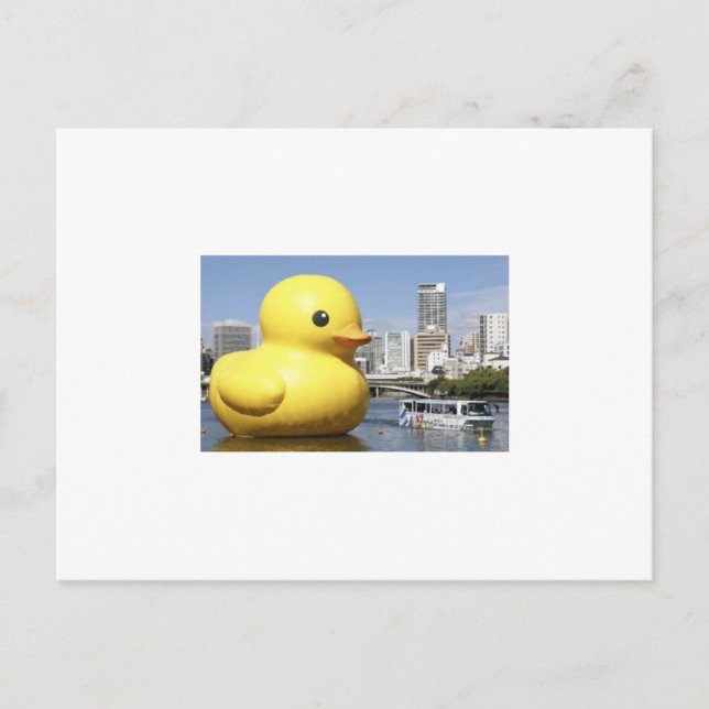 giant rubber ducky postcard (Front)