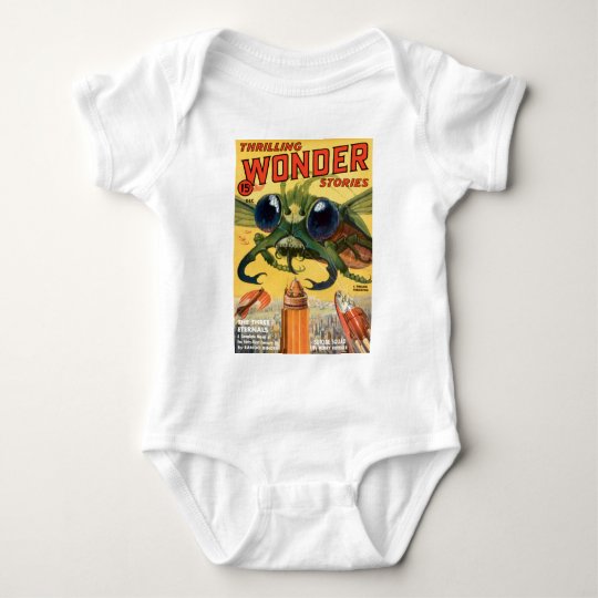 Giant Scary Fly Baby Bodysuit
