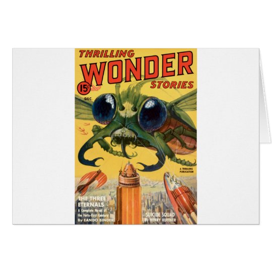 Giant Scary Fly Card
