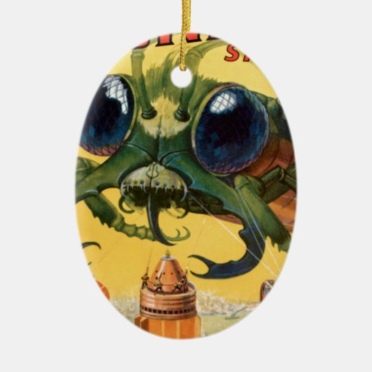 Giant Scary Fly Ceramic Ornament