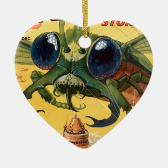 Giant Scary Fly Ceramic Ornament