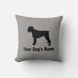 Giant Schnauzer ジャイアント・シュナウザー Throw Pillow