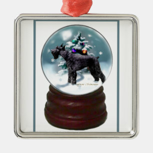 Giant Schnauzer Christmas Metal Ornament