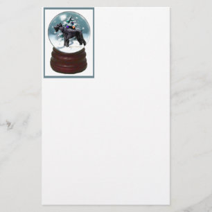 Giant Schnauzer Christmas Stationery