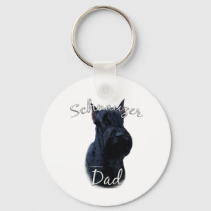 Giant Schnauzer Dad 2 Keychain