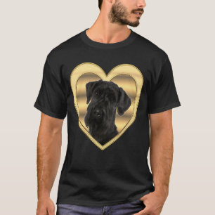 Giant Schnauzer  Dog Heart   Giant Schnauzer  2 T-Shirt