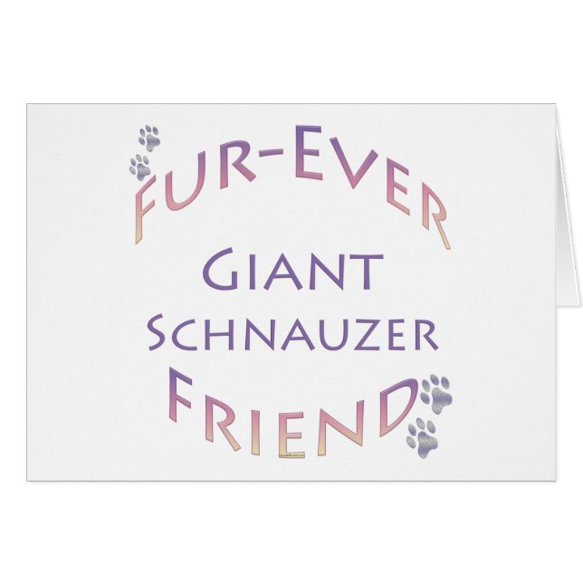 Giant Schnauzer Furever (Front Horizontal)