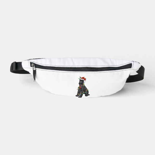 Giant Schnauzer Lover Xmas Santa Giant Schnauzer C Fanny Pack (Front)