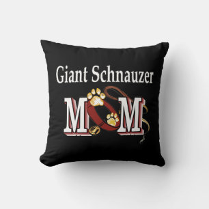 Giant Schnauzer Mom Throw Pillow