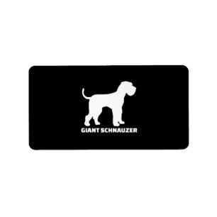giant schnauzer premium label