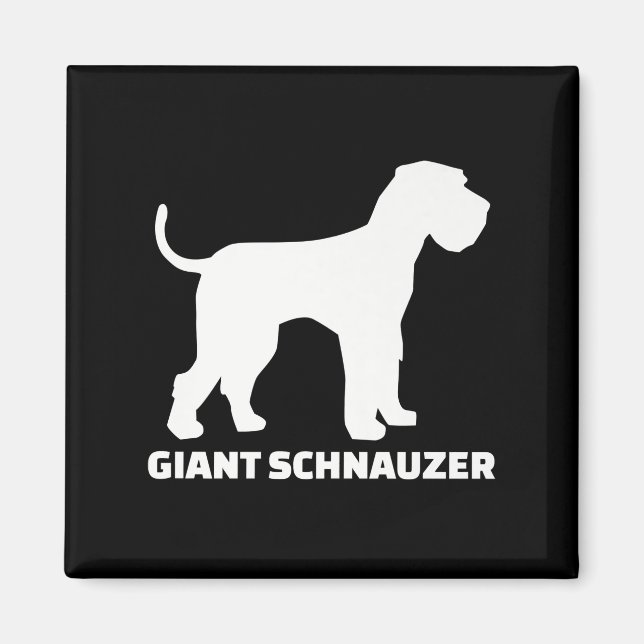 giant schnauzer premium magnet (Front)
