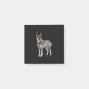 giant schnauzer reindeer christmas dog sweat post-it notes
