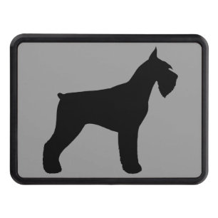 Giant Schnauzer Silhouette Trailer Hitch Cover
