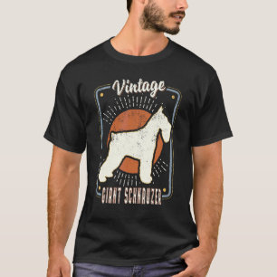 Giant Schnauzer Vintage Retro Classic Dog Love T-Shirt