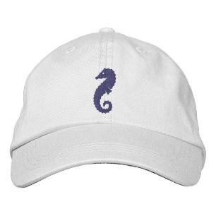 Giant Seahorse Embroidered Hat