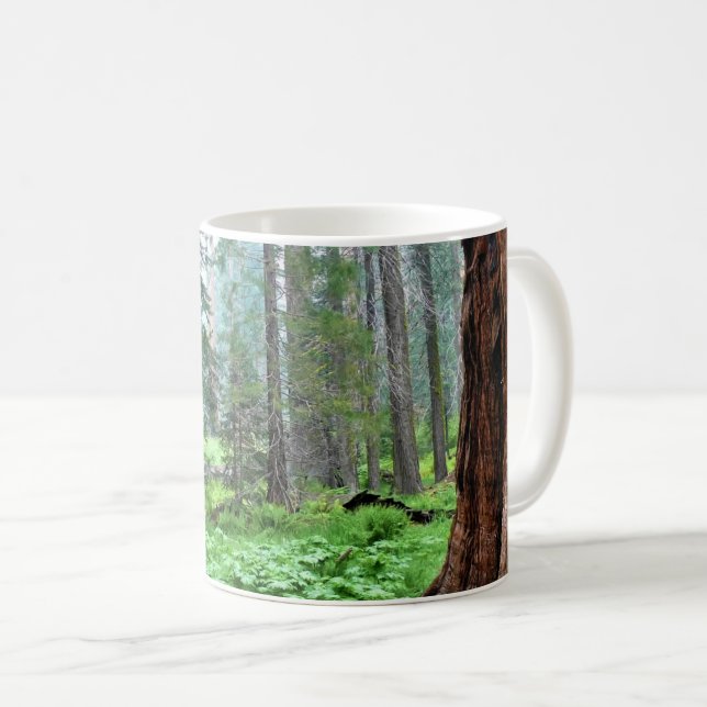 Giant Sequoias in Grant Grove, CA Coffee Mug (Front Right)