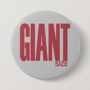 Giant Size 3 Inch Round Button