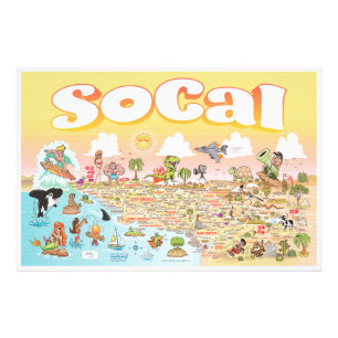 Giant SoCal Sunset Photo Print