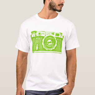 Giant Soviet Russian Camera - Martian Green T-Shirt