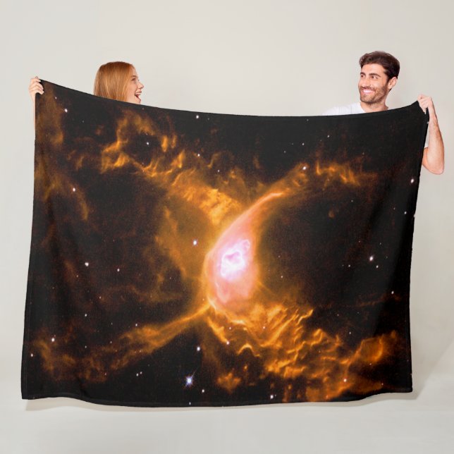 Giant Spider Nebula | Spider Lovers Gift Fleece Blanket (In Situ)
