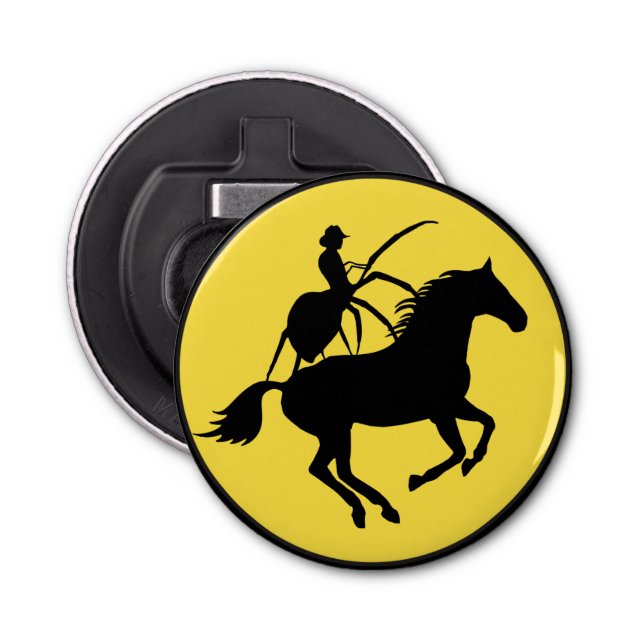 Giant Spider on Pony SPIDO PONA Noun Uses Mnemonic Bottle Opener (Front)