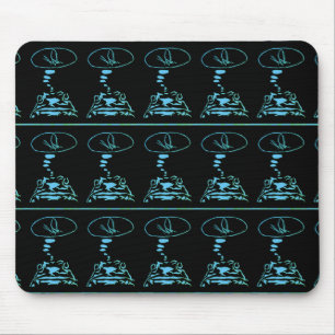 Giant Squid have an honoured place in SciFi worlds Mouse Pad