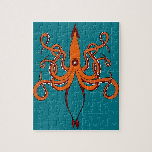giant squid jigsaw puzzle (Vertical)