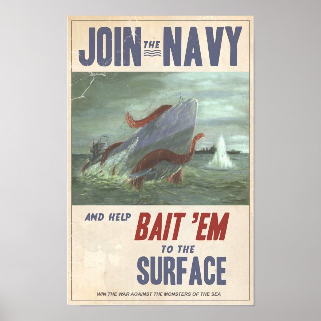 Giant Squid vs. Sub Poster (Front)