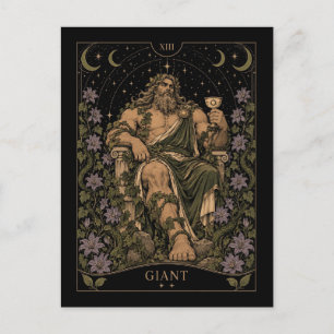 Giant, Starlit Tarot Art Postcard