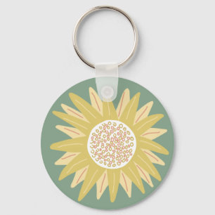 Giant Sunflower Keychain