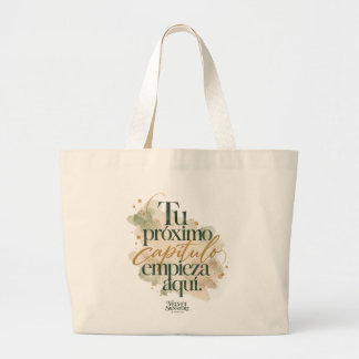 Giant Tote Bag 'Your Next Chapter Starts Here'