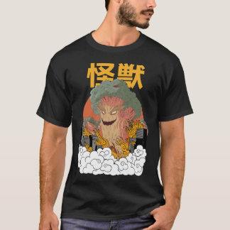 Giant Tree Sunset Japanese T-Shirt
