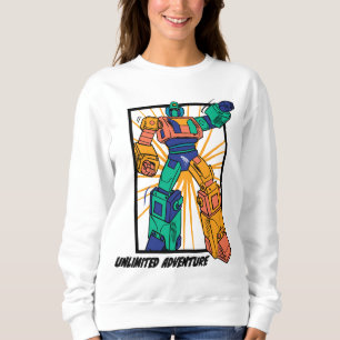 Giant Warrior Robot: Unlimited Adventure Sweatshirt