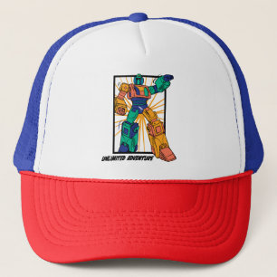 Giant Warrior Robot: Unlimited Adventure Trucker Hat