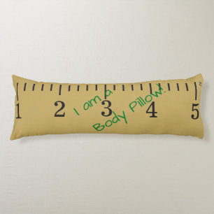 Giant Wooden Ruler - Body Pillow - Personalize It!
