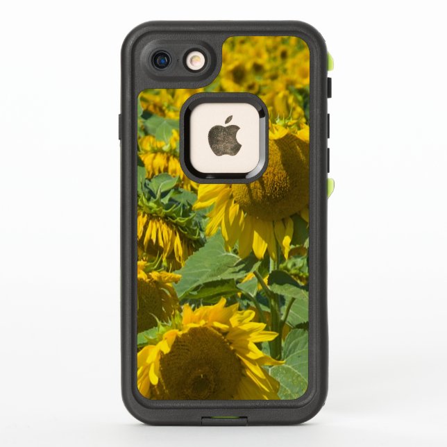 Giant Yellow Sunflowers LifeProof iPhone Case (Back)
