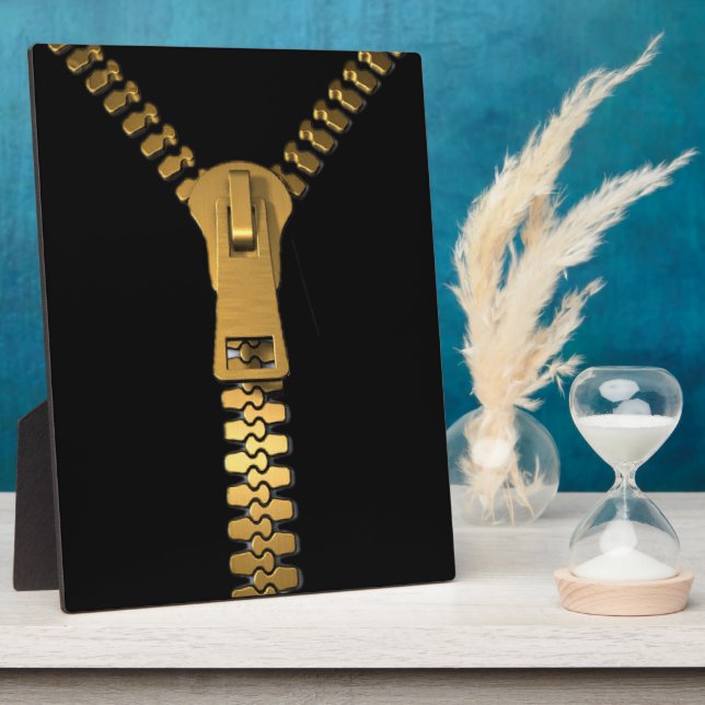 Giant Zipper Plaque (3) sizes (Side)