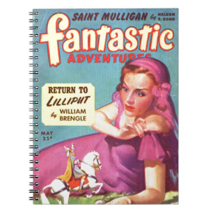 Giantess in a lavender Dress Notebook