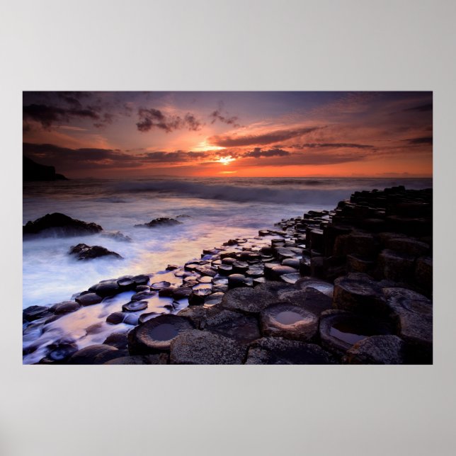Giant's Causeway - borderless Poster (Front)