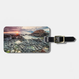 Giant's Causeway Ireland stylized Luggage Tag