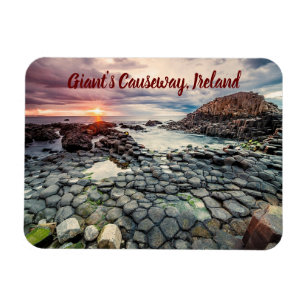 Giant's Causeway Ireland stylized Magnet