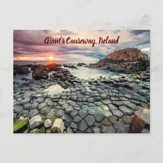 Giant's Causeway Ireland stylized Postcard