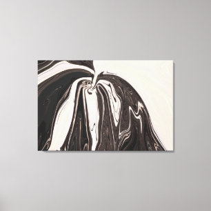 Giants Feeding   The Best Abstract Painting Canvas Print