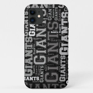Giants Team Name Collage iPhone 11 Case