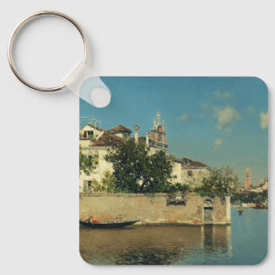 Giardino del Palazzo Vendramin in Venice Keychain