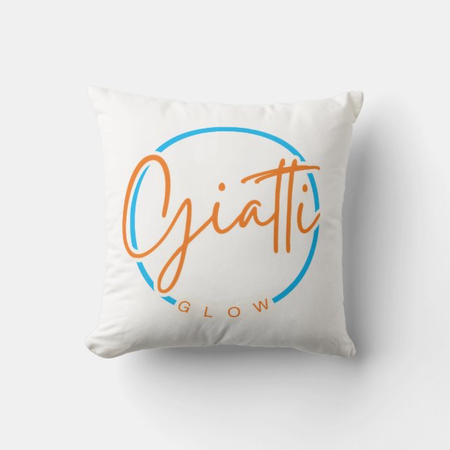 Giatti Glow  Throw Pillow (Front)