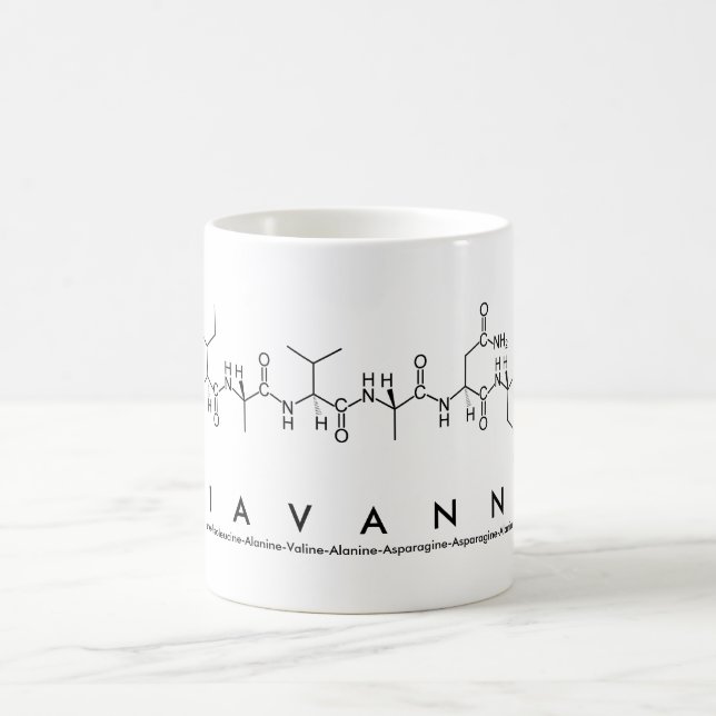 Giavanna peptide name mug (Center)